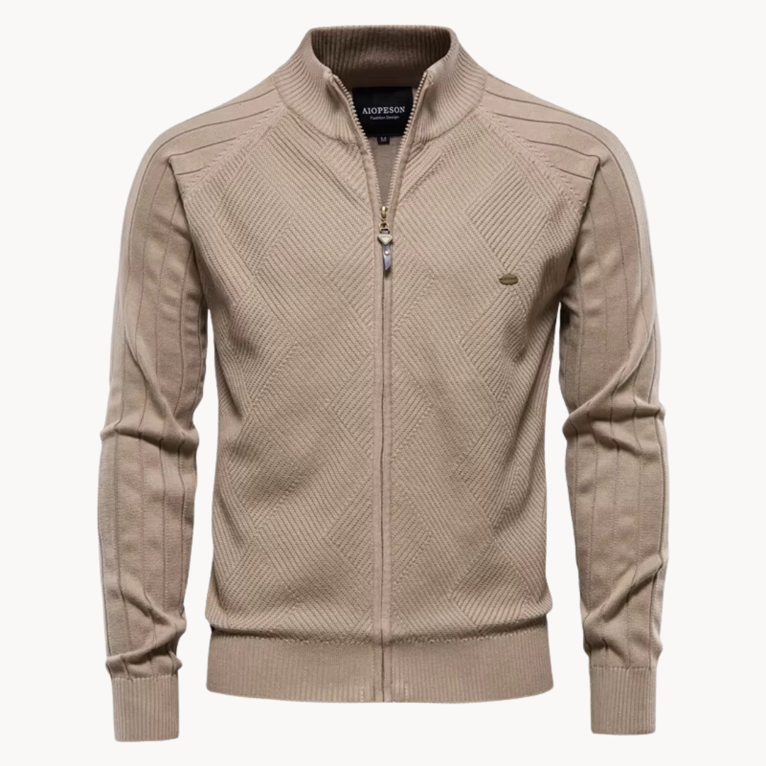 HENDERSON™ | Zip-Up Knit Jacket