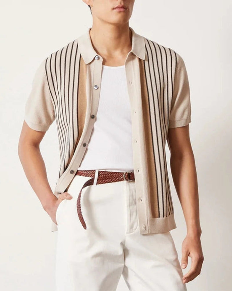 HENDERSON™ | STRIPED KNIT POLO