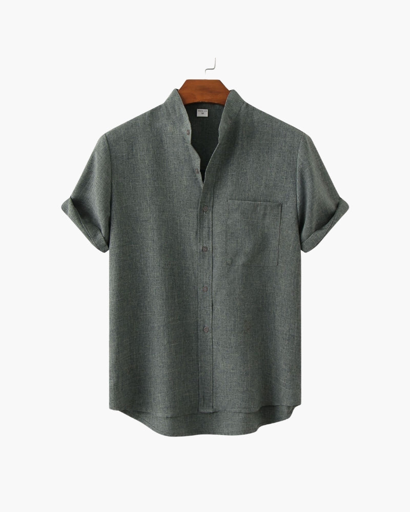 HENDERSON™ | Mandarin Collar Shirt