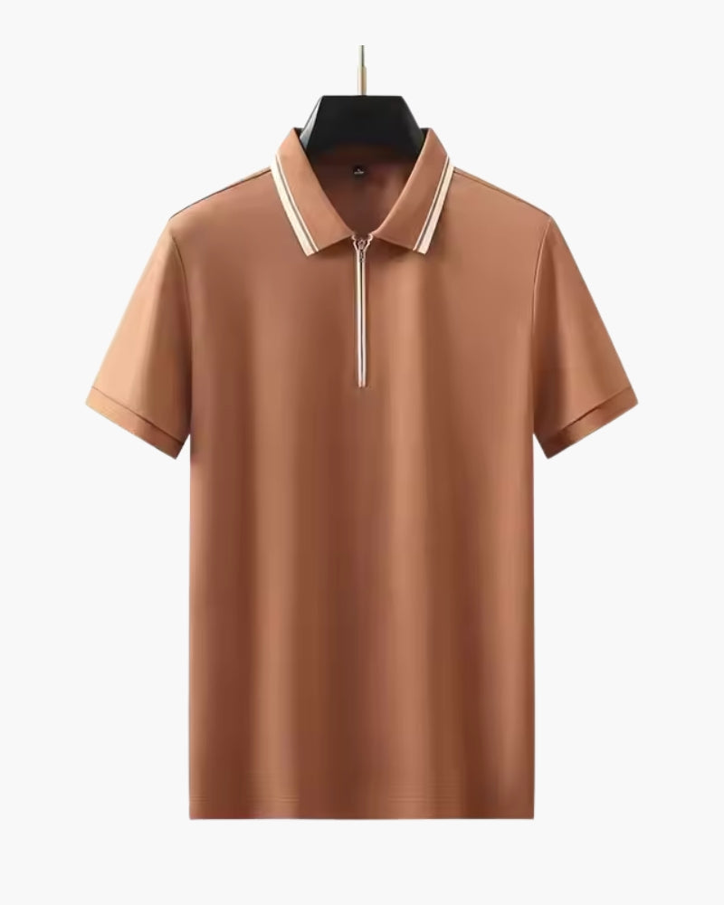 HENDERSON™ | Thick-Knit Zip-Neck Polo