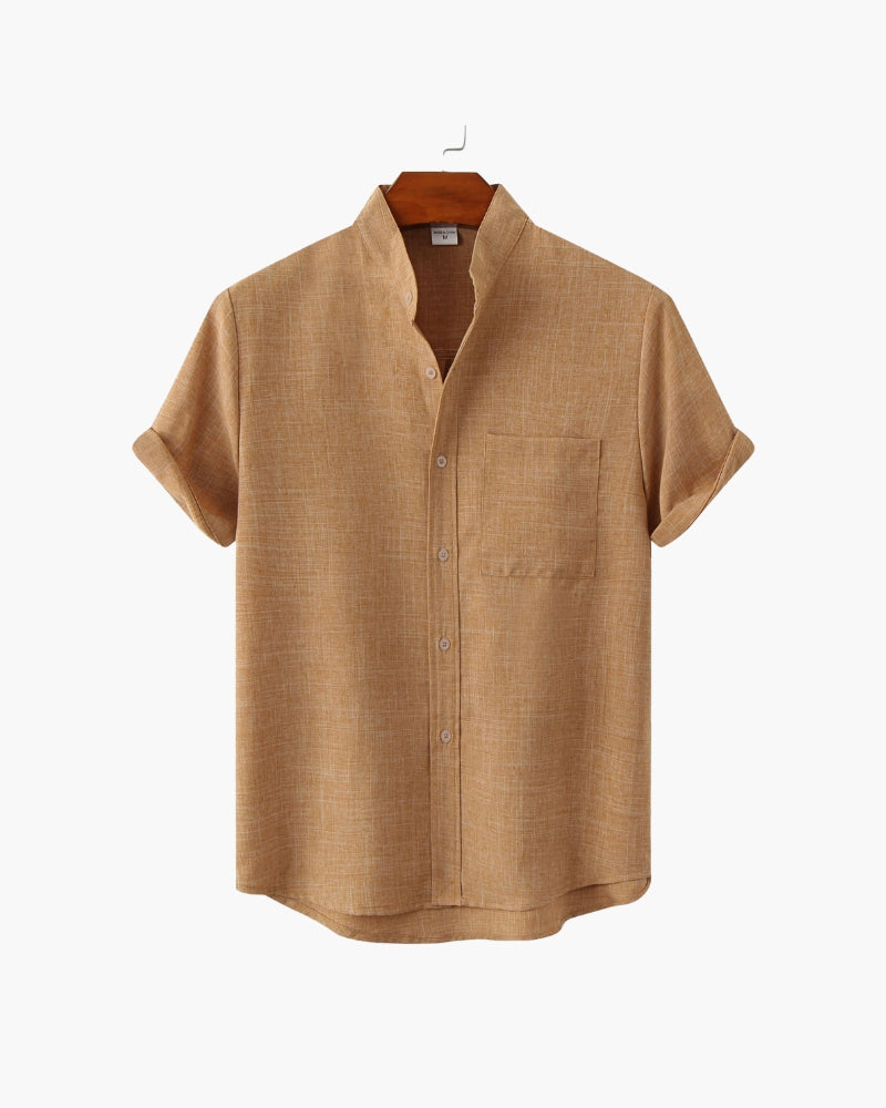 HENDERSON™ | Mandarin Collar Shirt