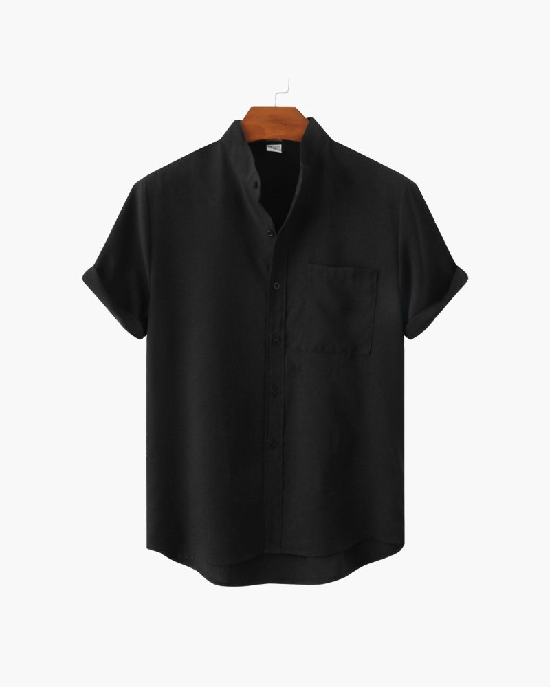 HENDERSON™ | Mandarin Collar Shirt
