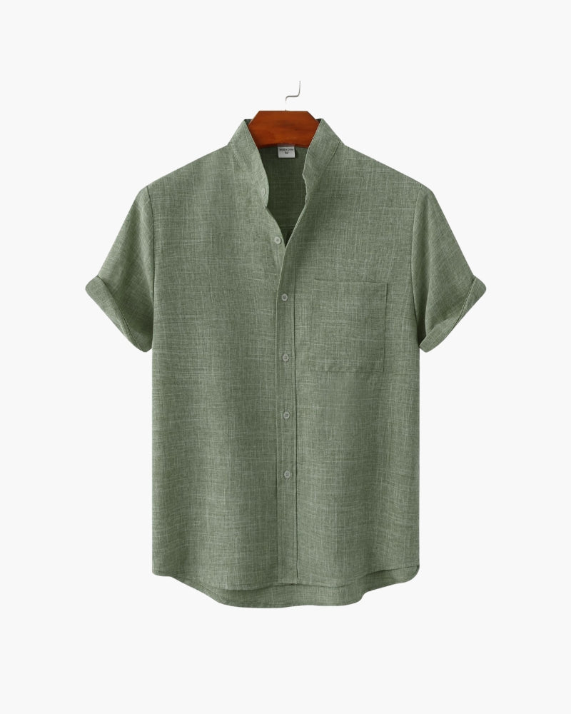 HENDERSON™ | Mandarin Collar Shirt