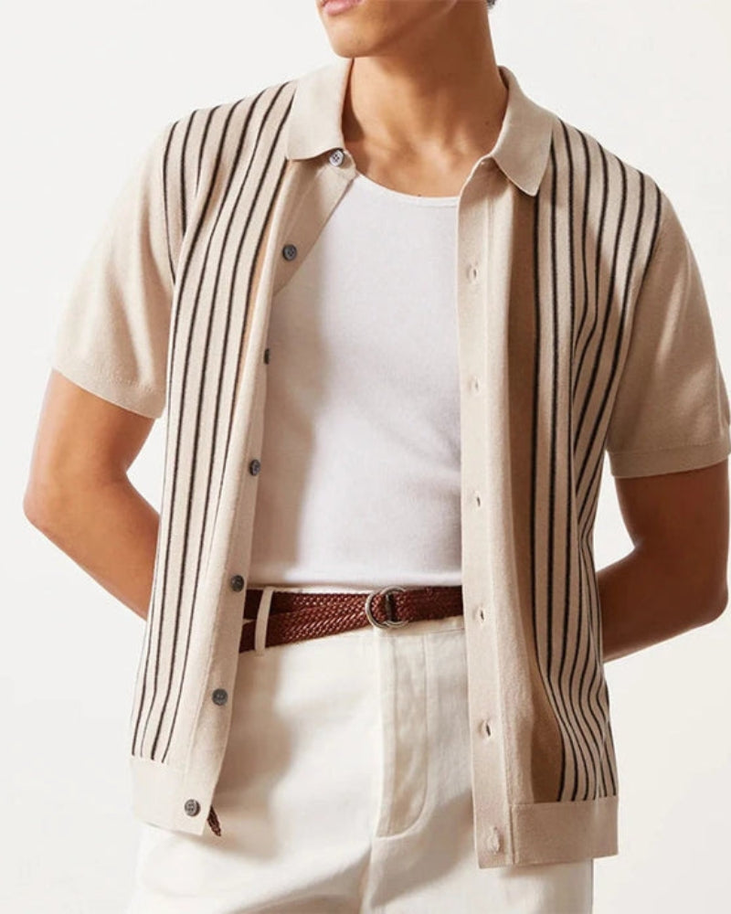 HENDERSON™ | STRIPED KNIT POLO