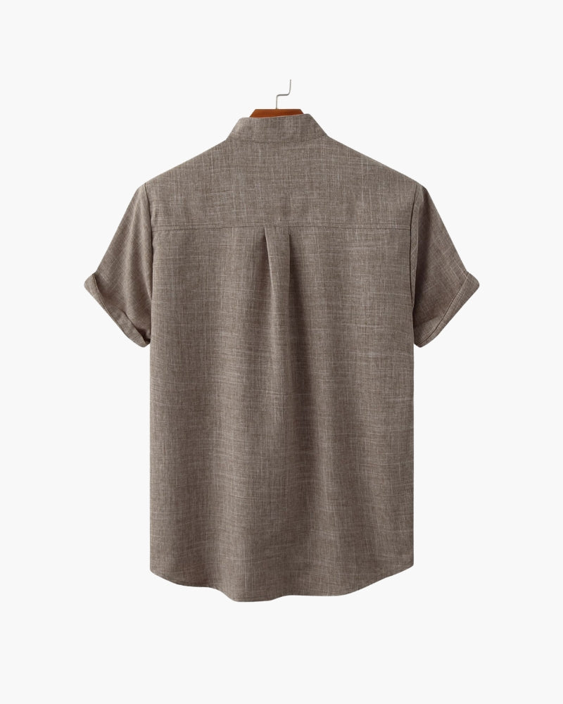 HENDERSON™ | Mandarin Collar Shirt