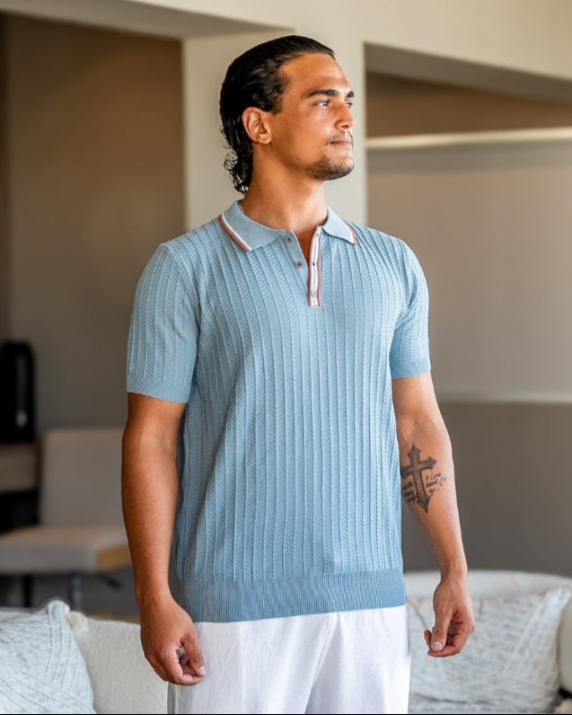 HENDERSON™ | Herringbone Knit Polo