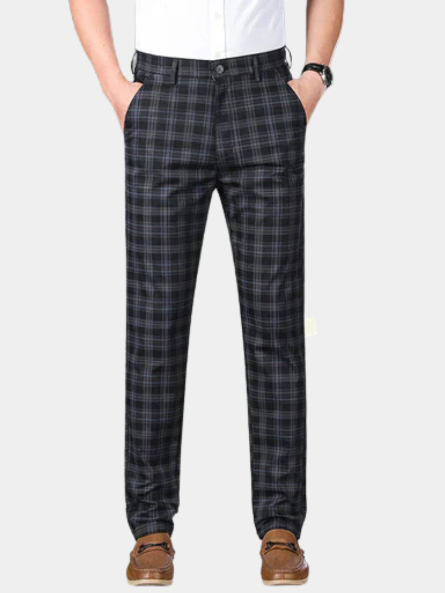 HENDERSON™ | Cotton Check Trousers