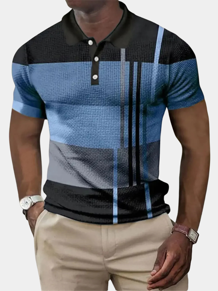 HENDERSON™ | Men's Striped Stretch Polo