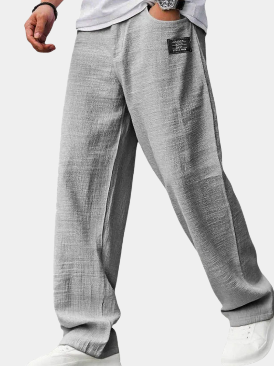 HENDERSON™ | Straight Wide-Leg Trousers