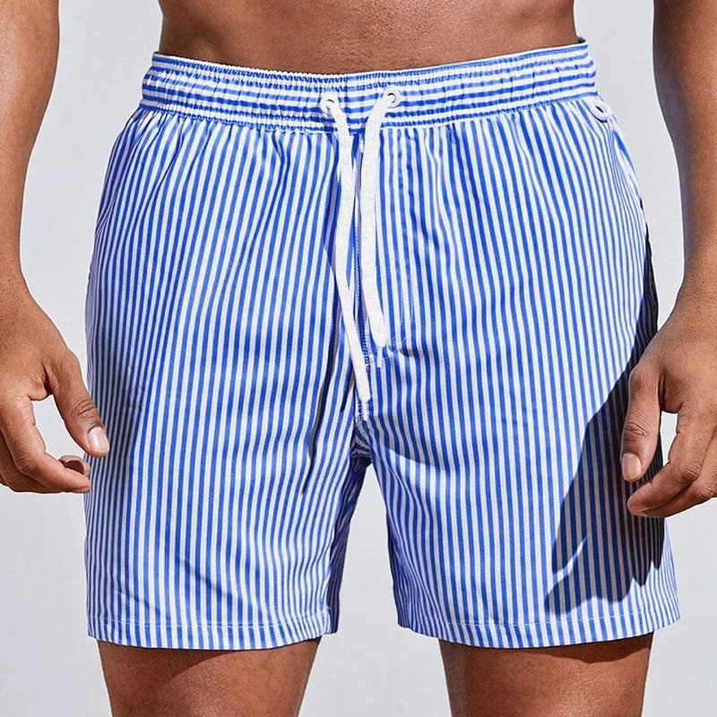 HENDERSON™ | Striped Swim Shorts