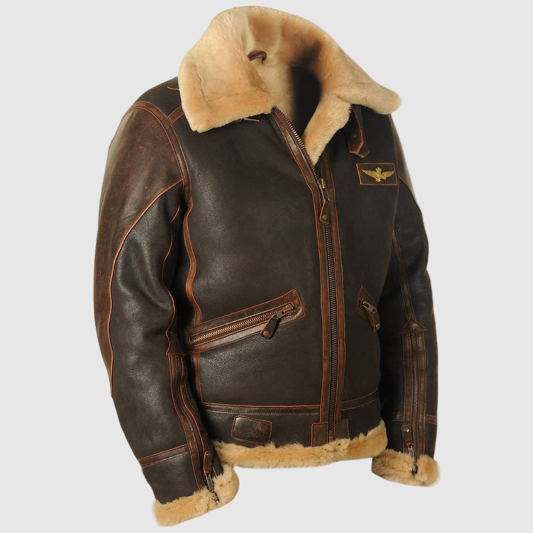 HENDERSON™ | Aviator Leather Jacket