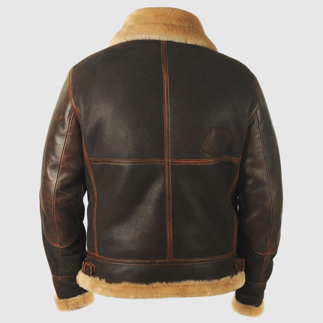 HENDERSON™ | Aviator Leather Jacket