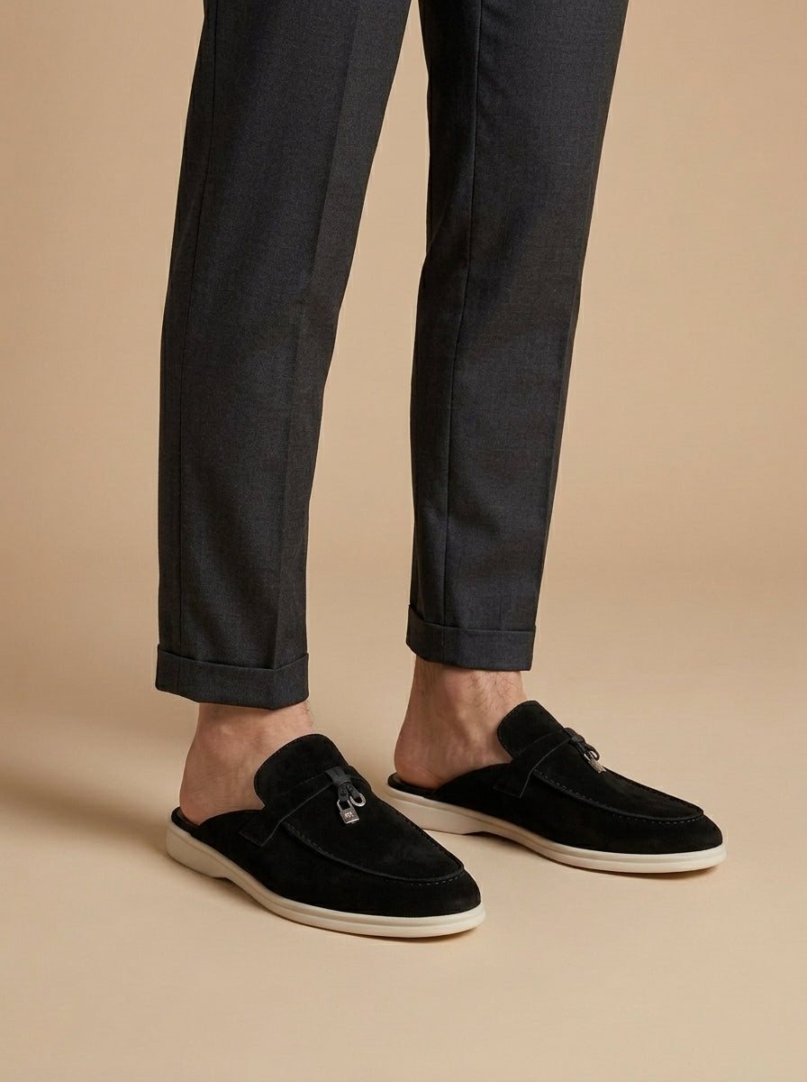 HENDERSON™ | Suede Mule Loafers