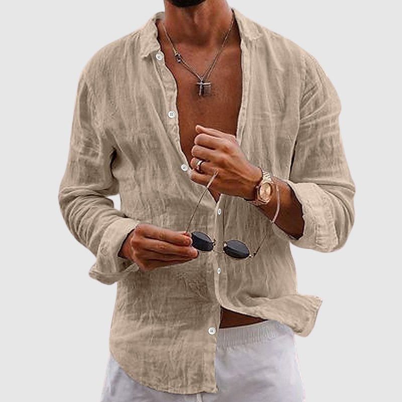 HENDERSON™ | Button-Down Linen Shirt