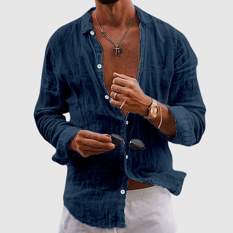 HENDERSON™ | Button-Down Linen Shirt