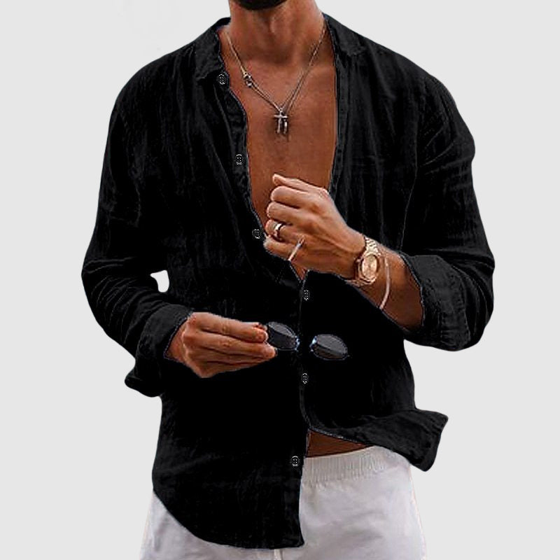 HENDERSON™ | Button-Down Linen Shirt