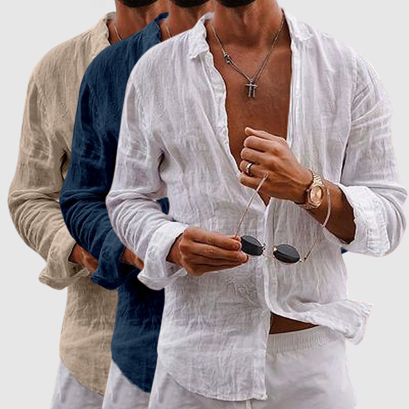 HENDERSON™ | Button-Down Linen Shirt
