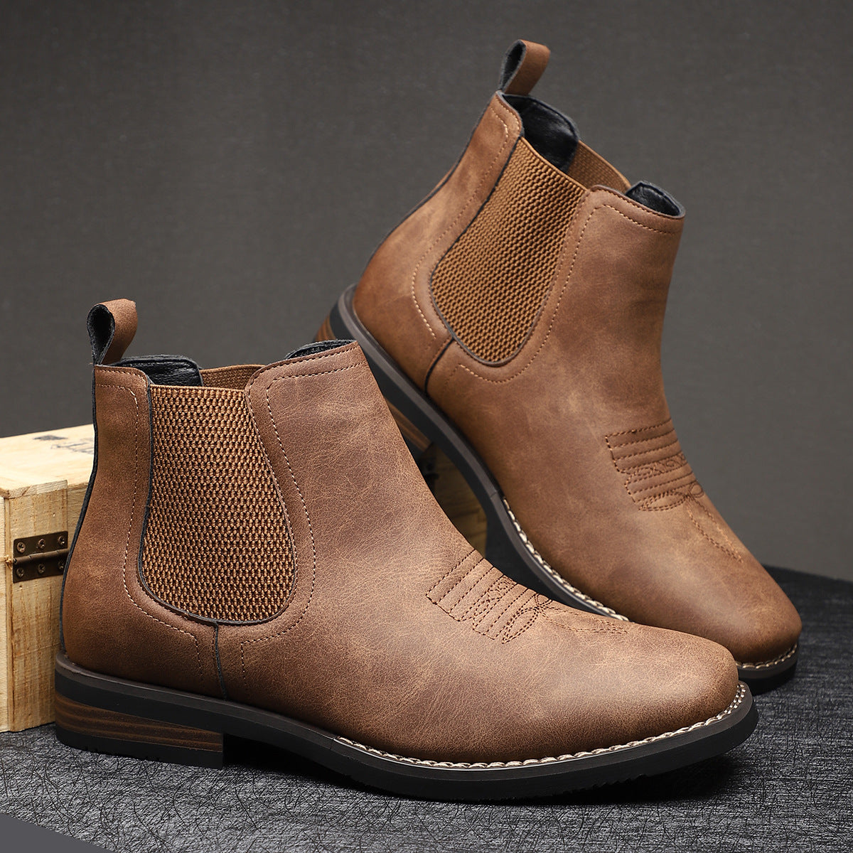 HENDERSON™ | Leather Ankle Boots