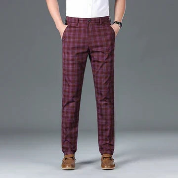 HENDERSON™ | Cotton Check Trousers