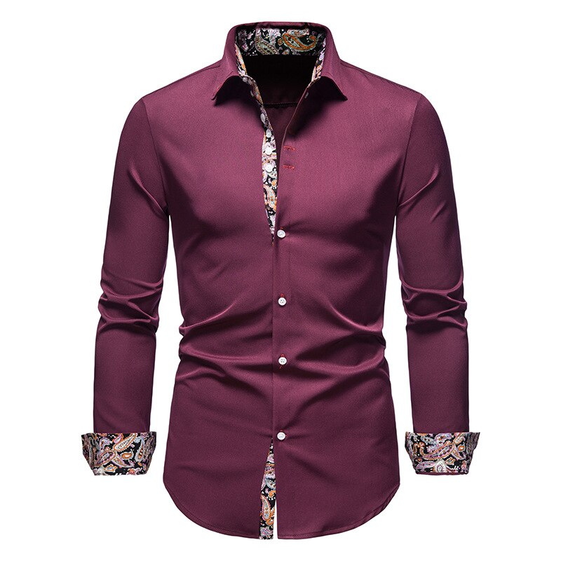 HENDERSON™ | Paisley-Trim Shirt