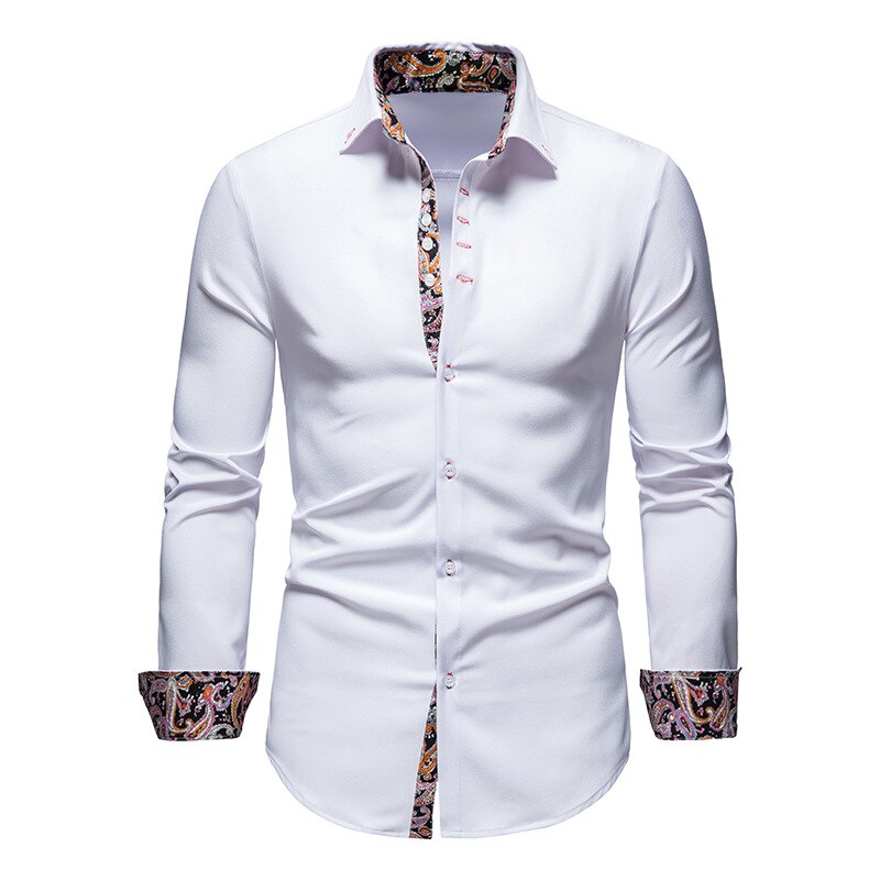 HENDERSON™ | Paisley-Trim Shirt