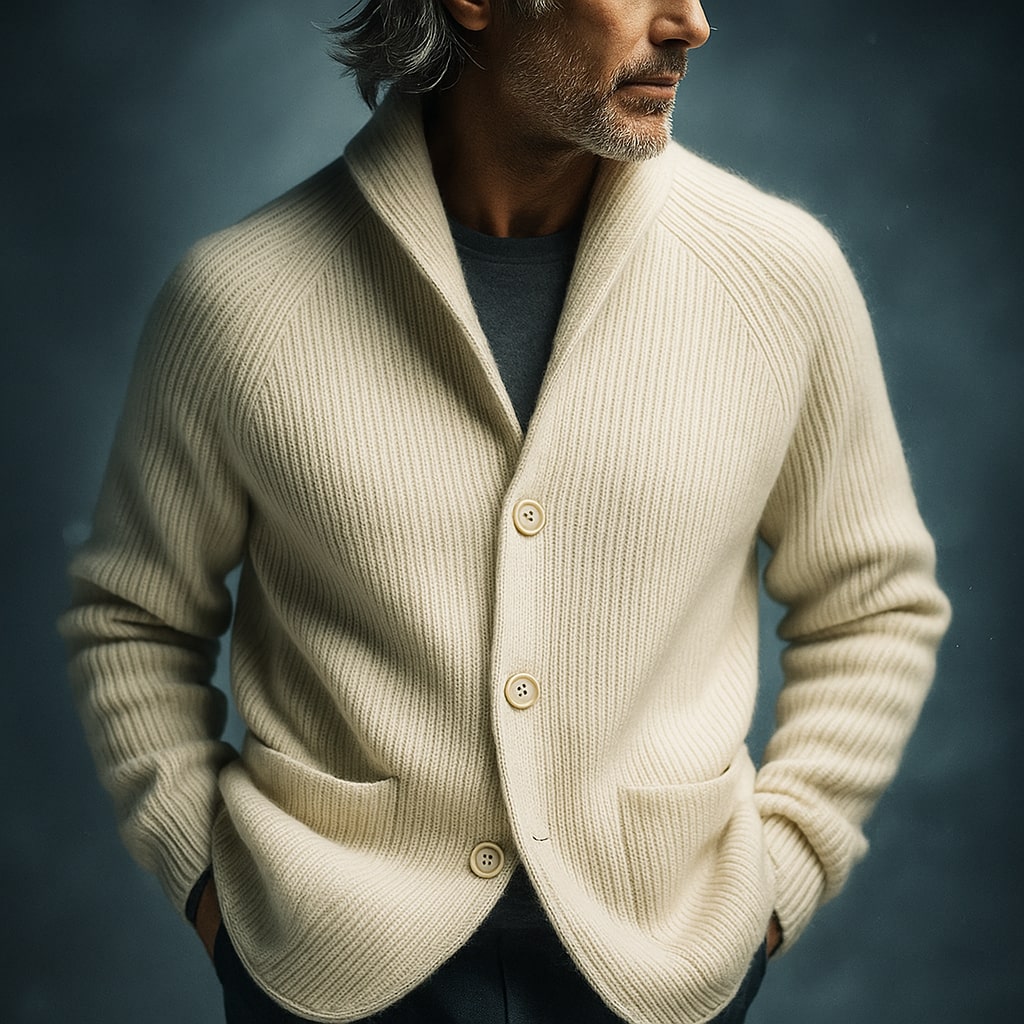 HENDERSON™ | Ribbed Collar Waistcoat