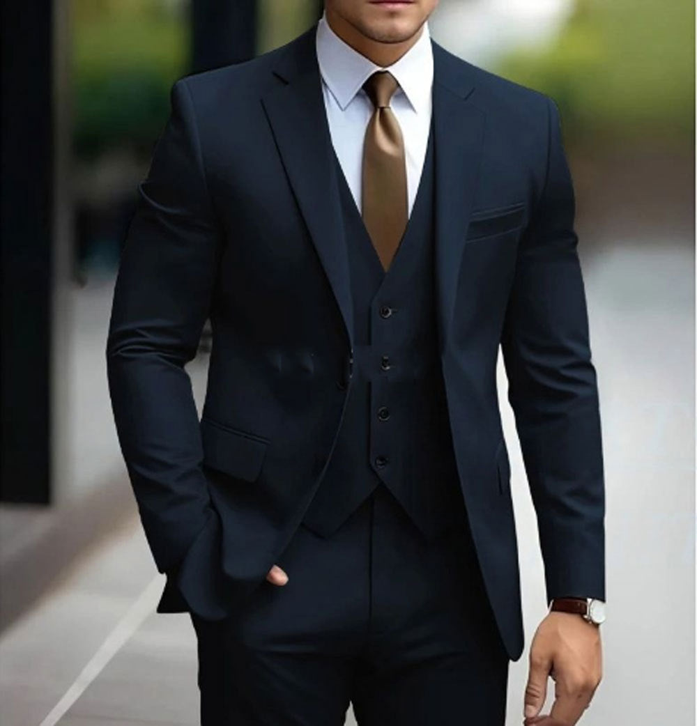 HENDERSON™ | Men's Waistcoat & Blazer Suit