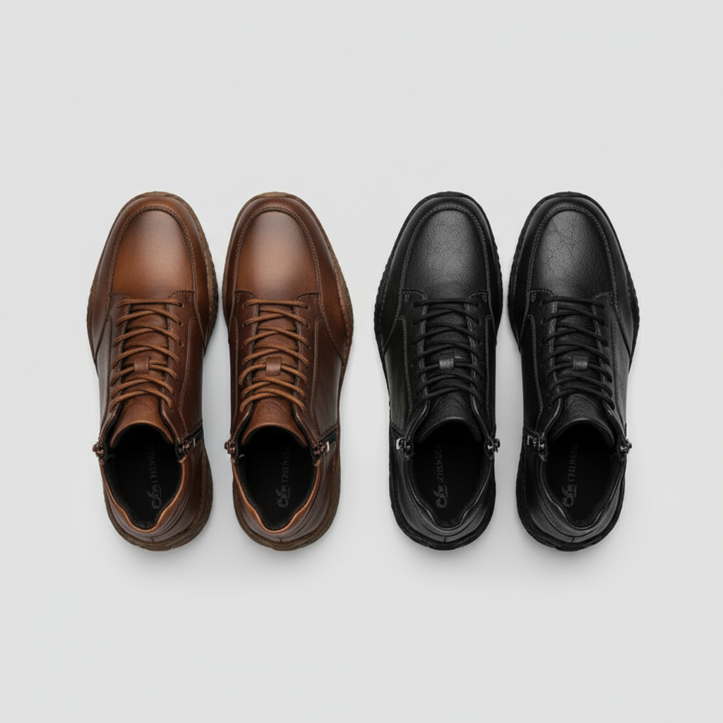 HENDERSON™ | LEATHER ANKLE BOOTS