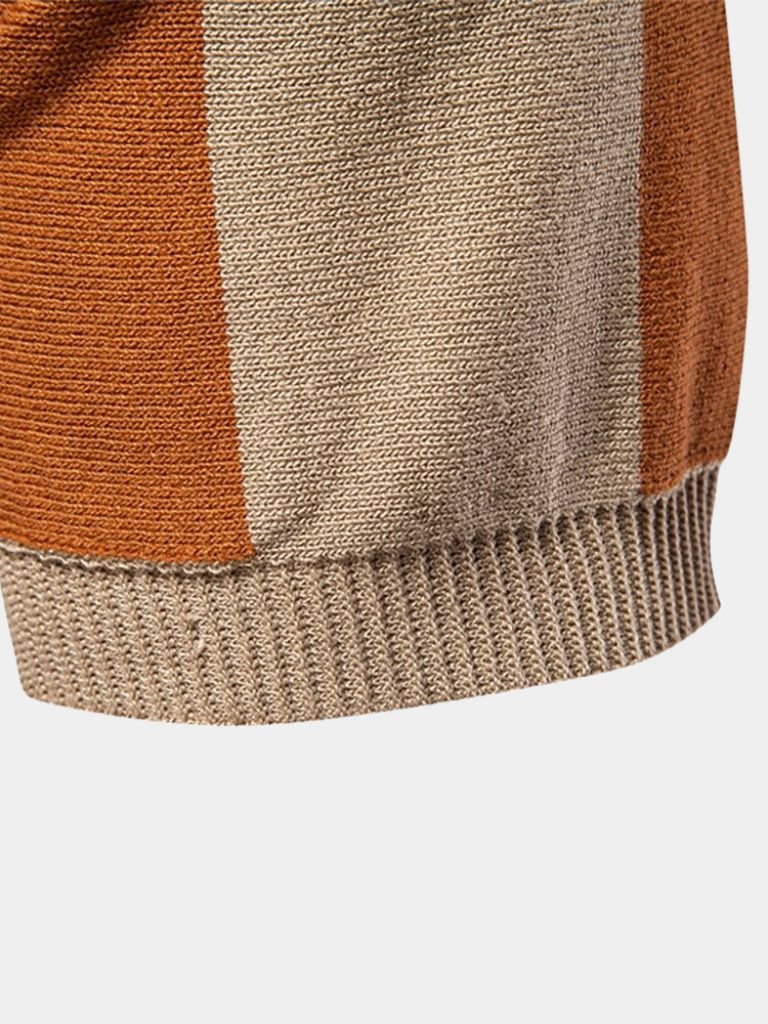 HENDERSON™ | Striped Zip Polo