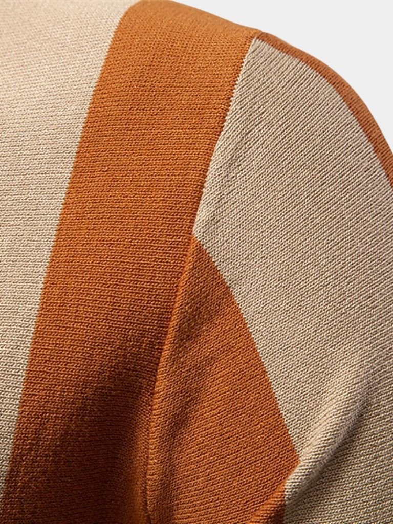 HENDERSON™ | Striped Zip Polo