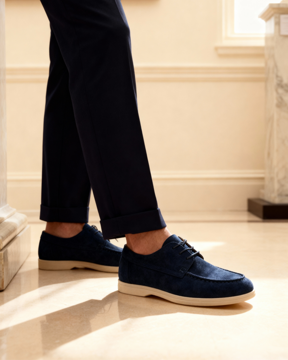 HENDERSON™ | Suede lace-up shoes