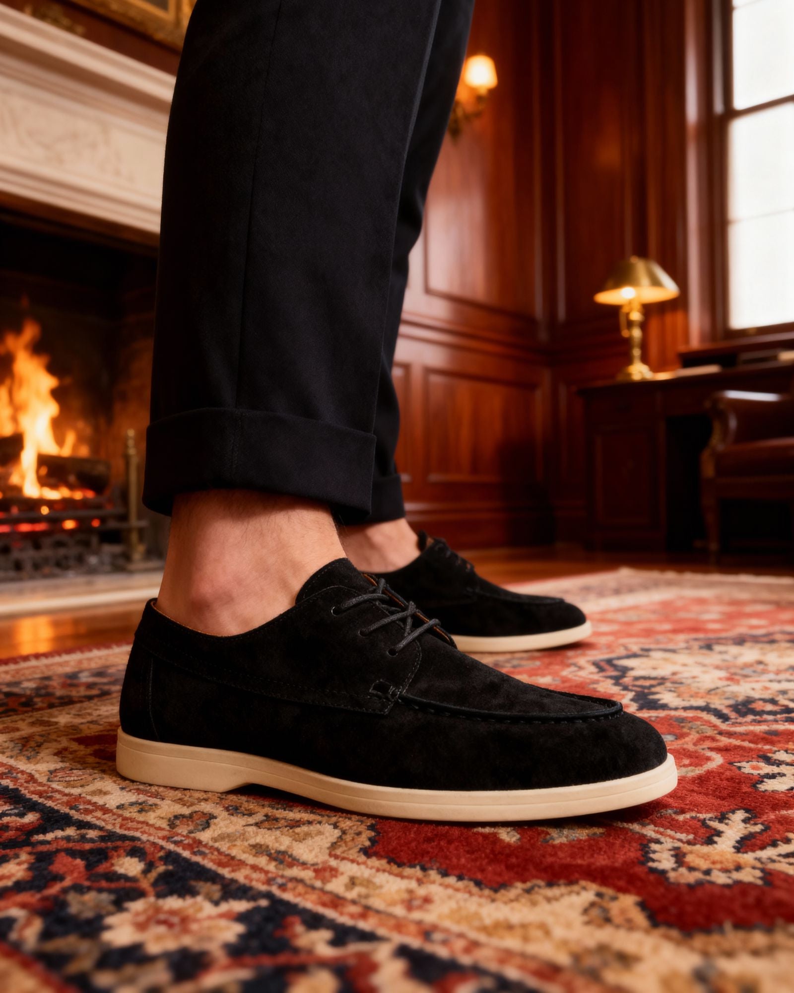 HENDERSON™ | Suede lace-up shoes