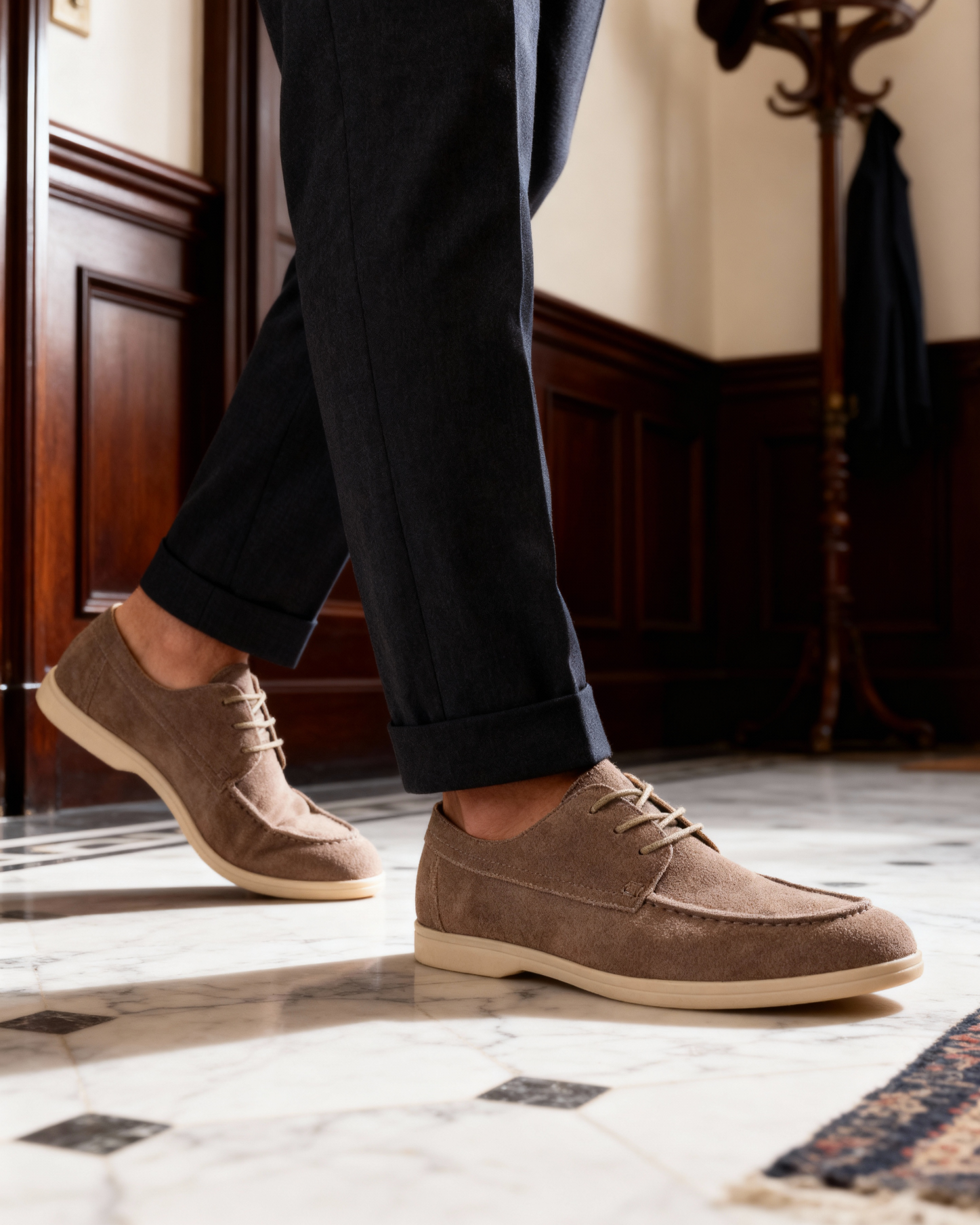 HENDERSON™ | Suede lace-up shoes