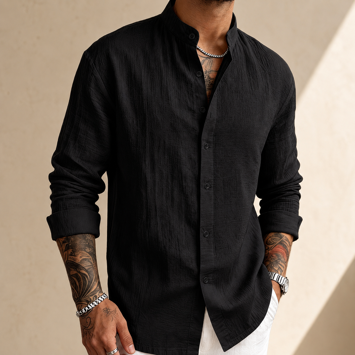 HENDERSON™ | Linen-Blend Shirt