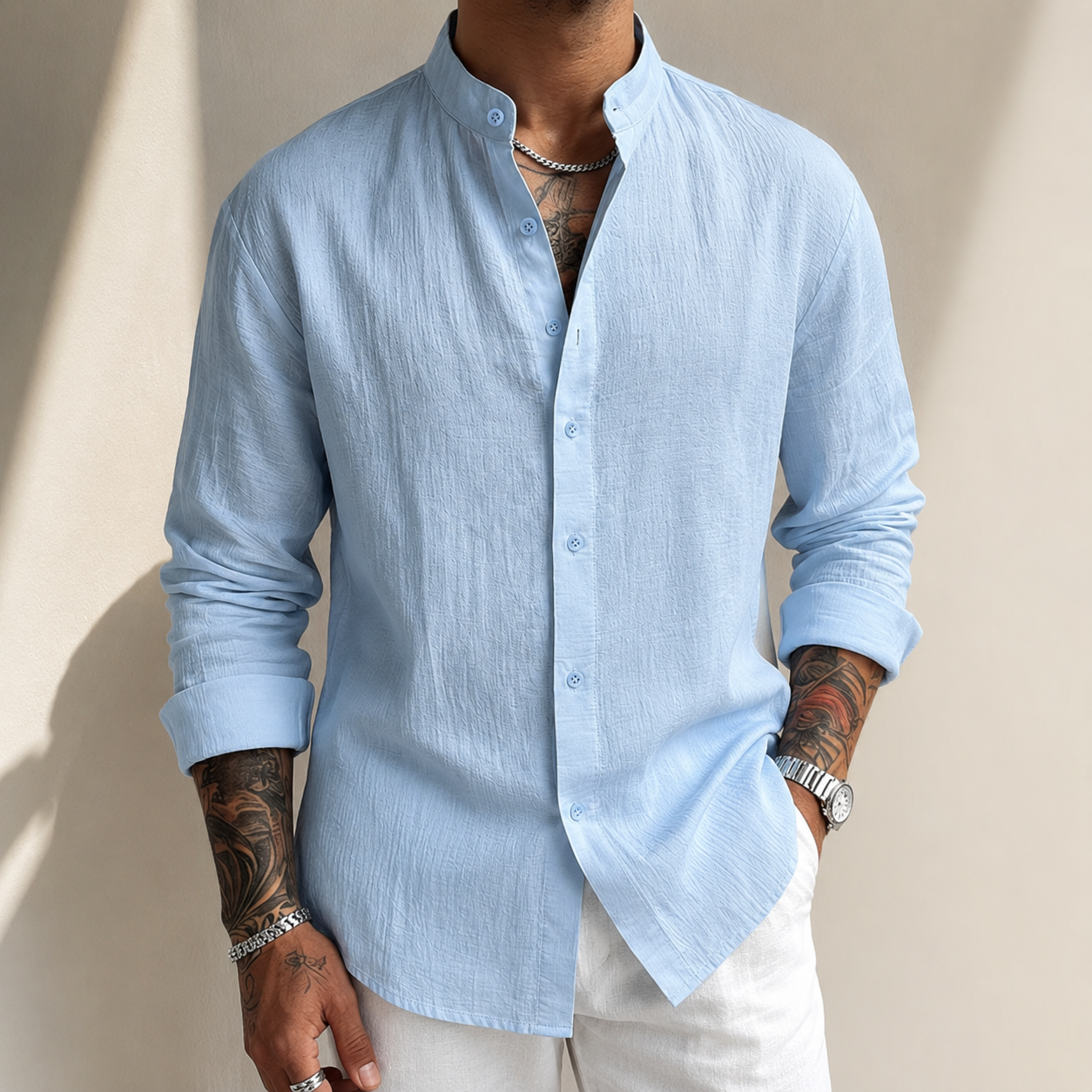 HENDERSON™ | Linen-Blend Shirt