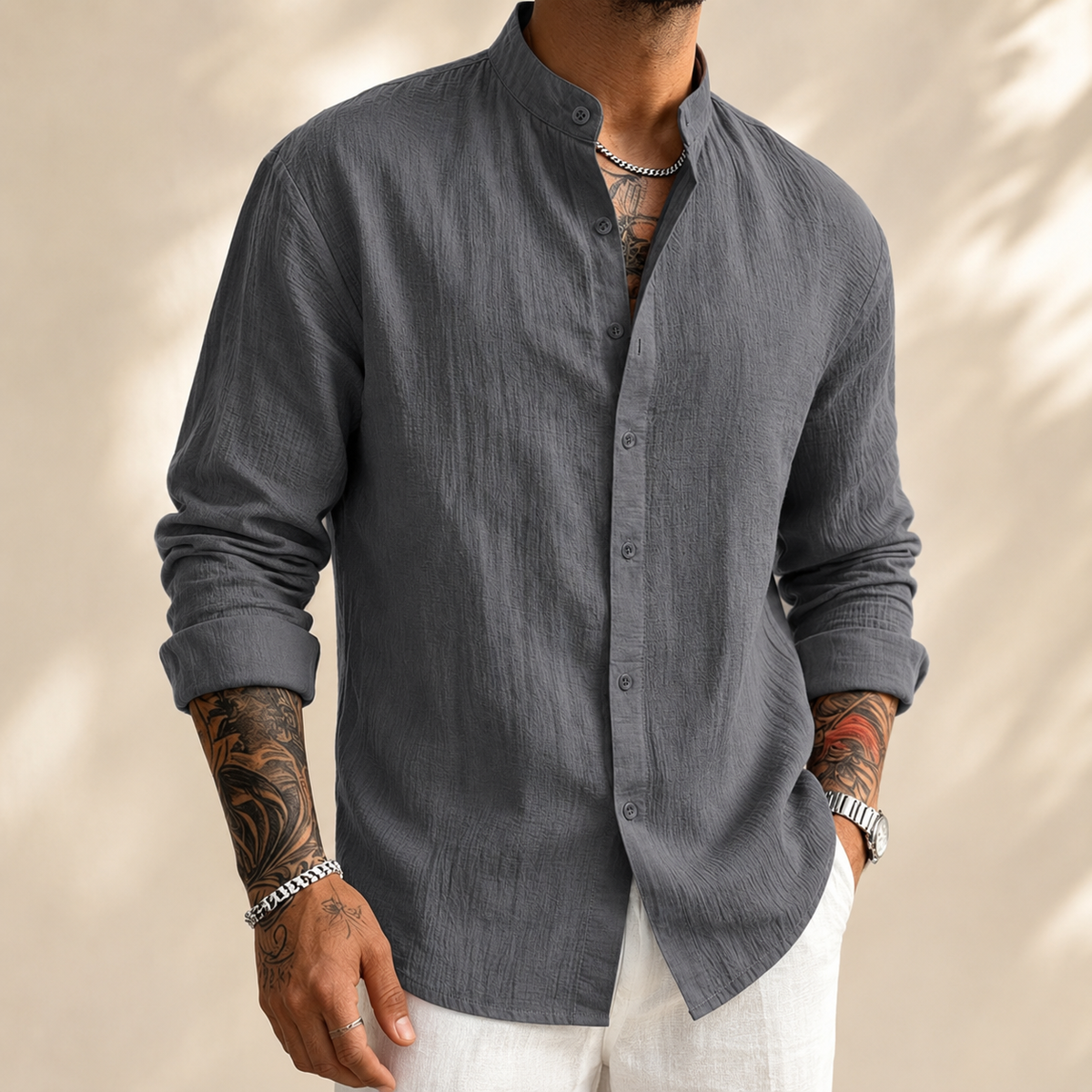 HENDERSON™ | Linen-Blend Shirt
