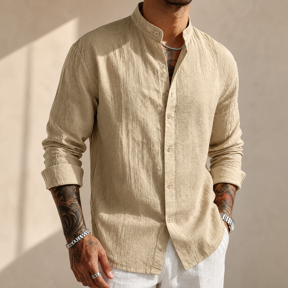 HENDERSON™ | Linen-Blend Shirt