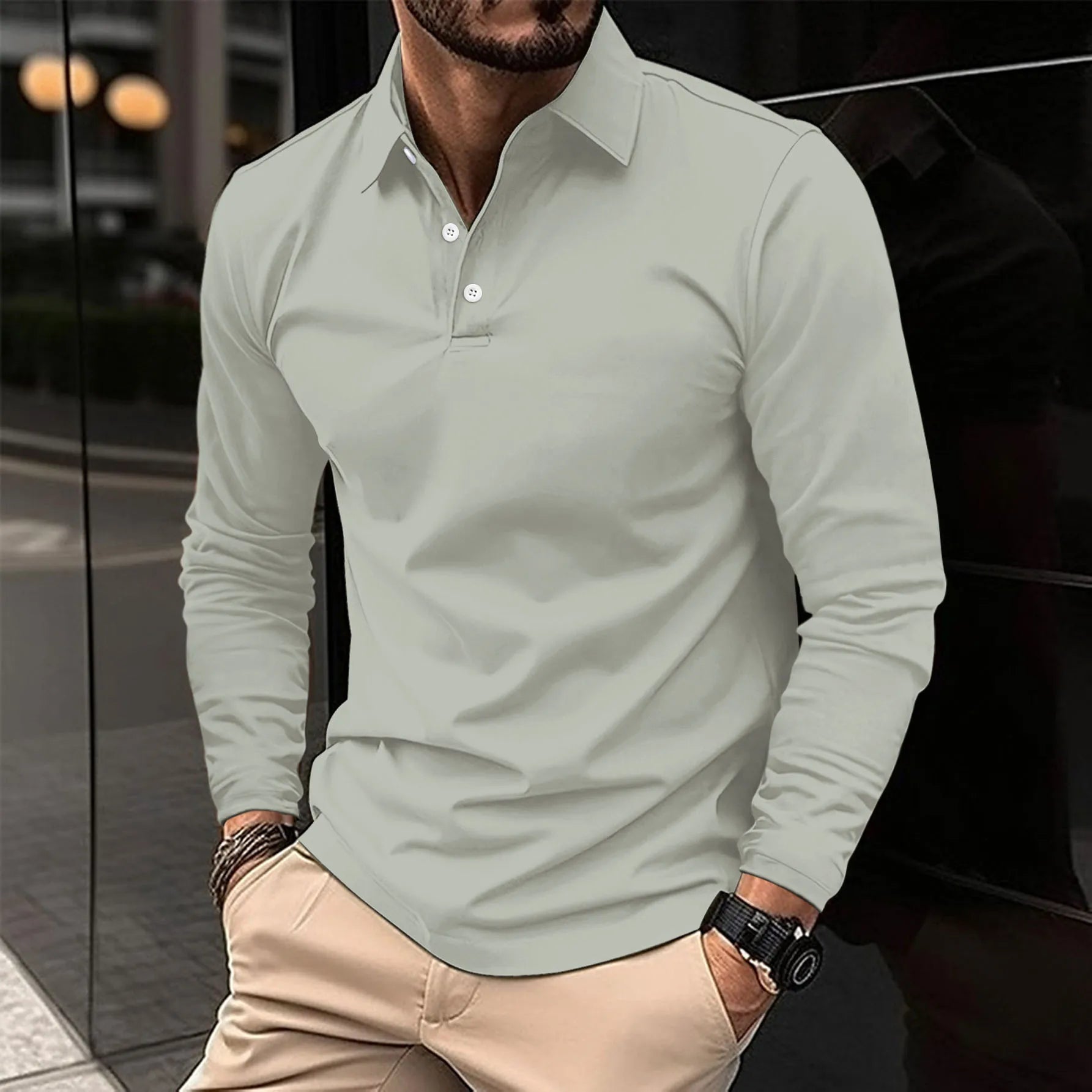HENDERSON™ | Collared Long-Sleeve