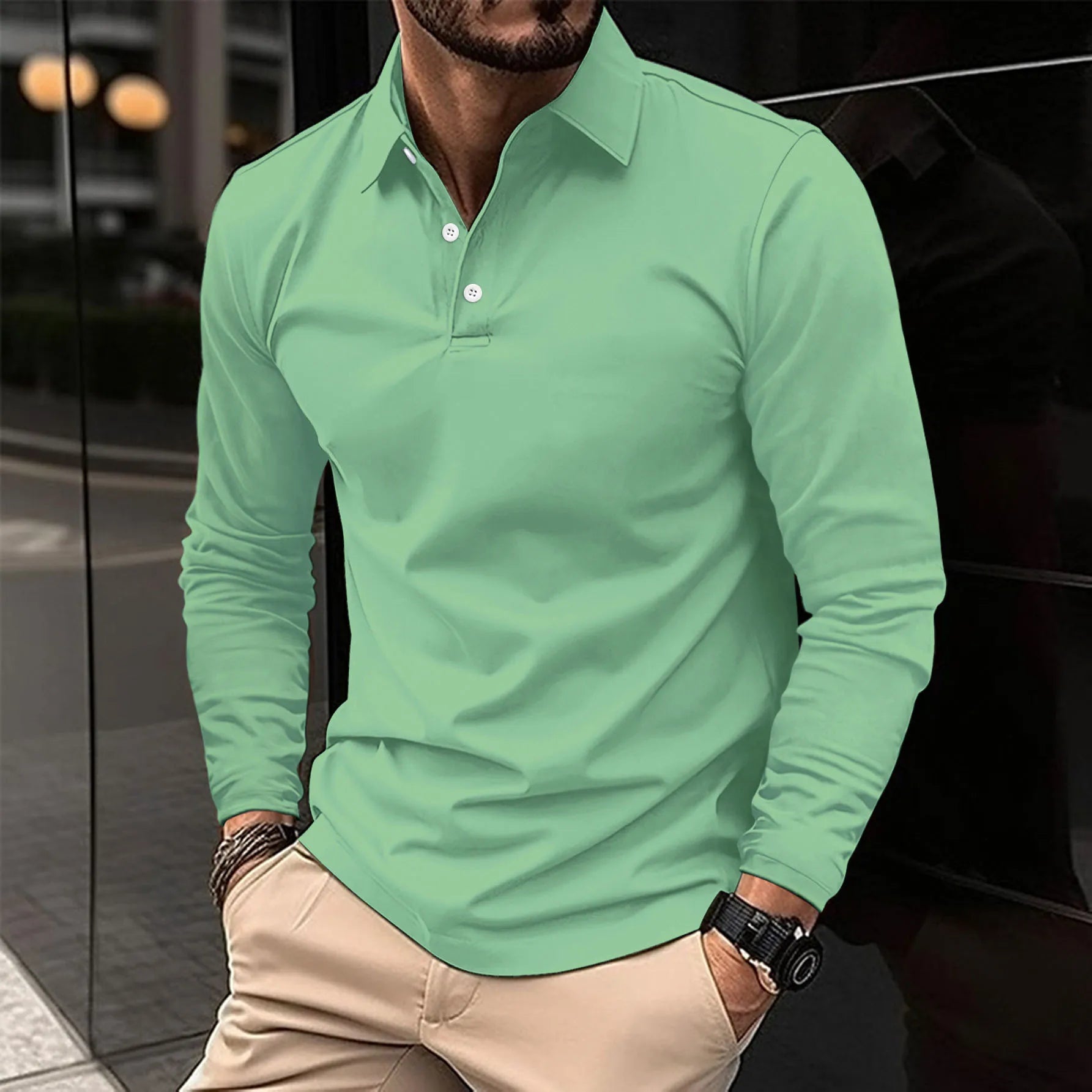 HENDERSON™ | Collared Long-Sleeve
