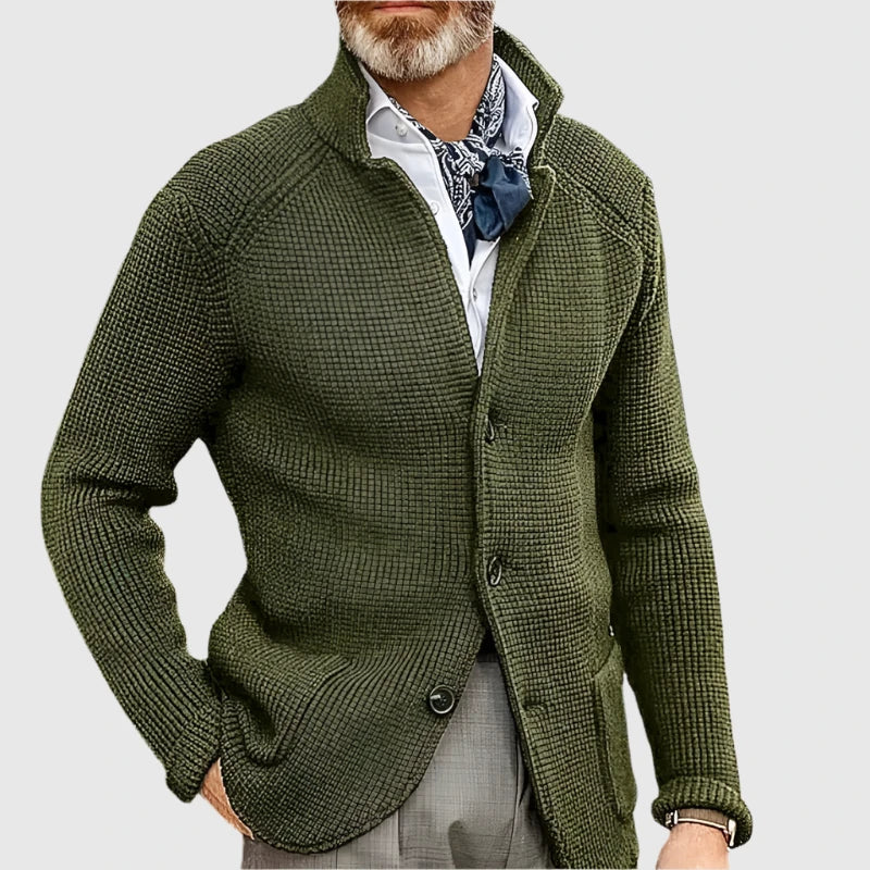 HENDERSON™ | Military-Knit Cardigan