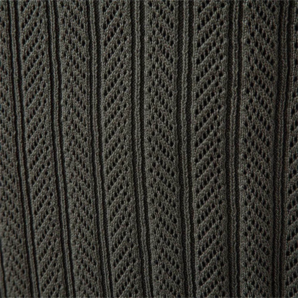 HENDERSON™ | Textured Zip-Neck Polo