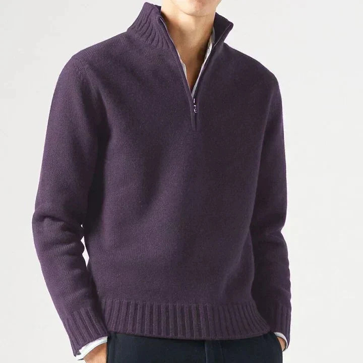 HENDERSON™ | Wool Half-Zip Turtleneck
