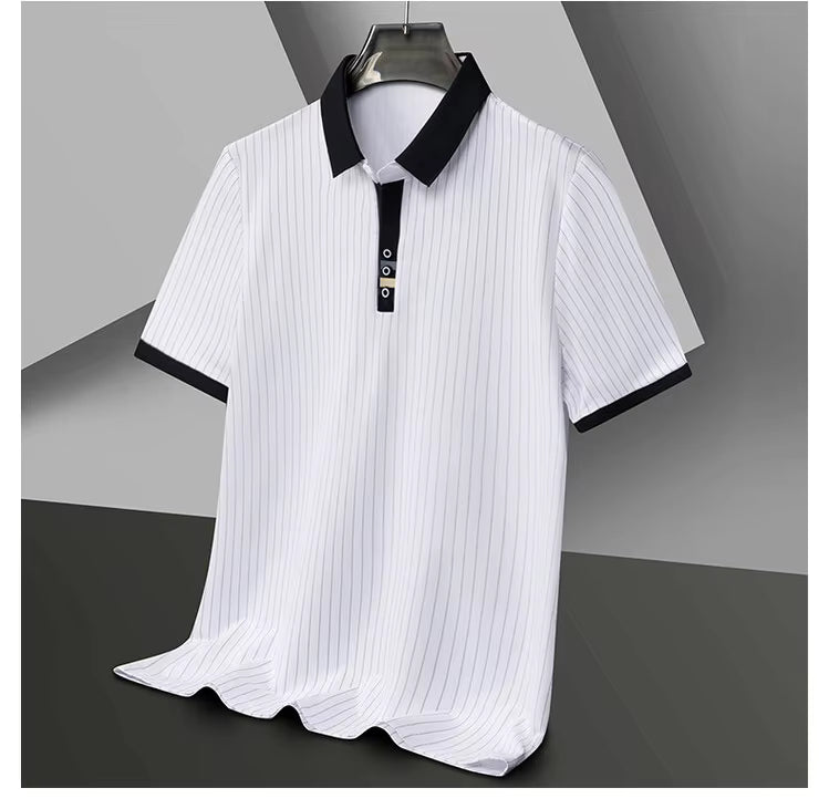 HENDERSON™ | Fine-Stripe Cuff Polo