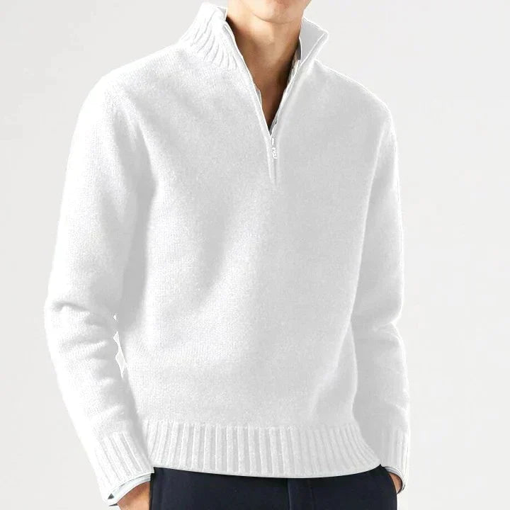 HENDERSON™ | Wool Half-Zip Turtleneck