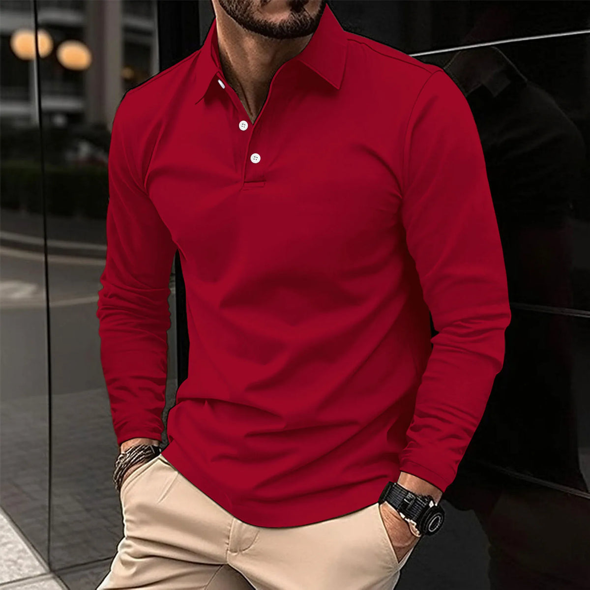HENDERSON™ | Collared Long-Sleeve