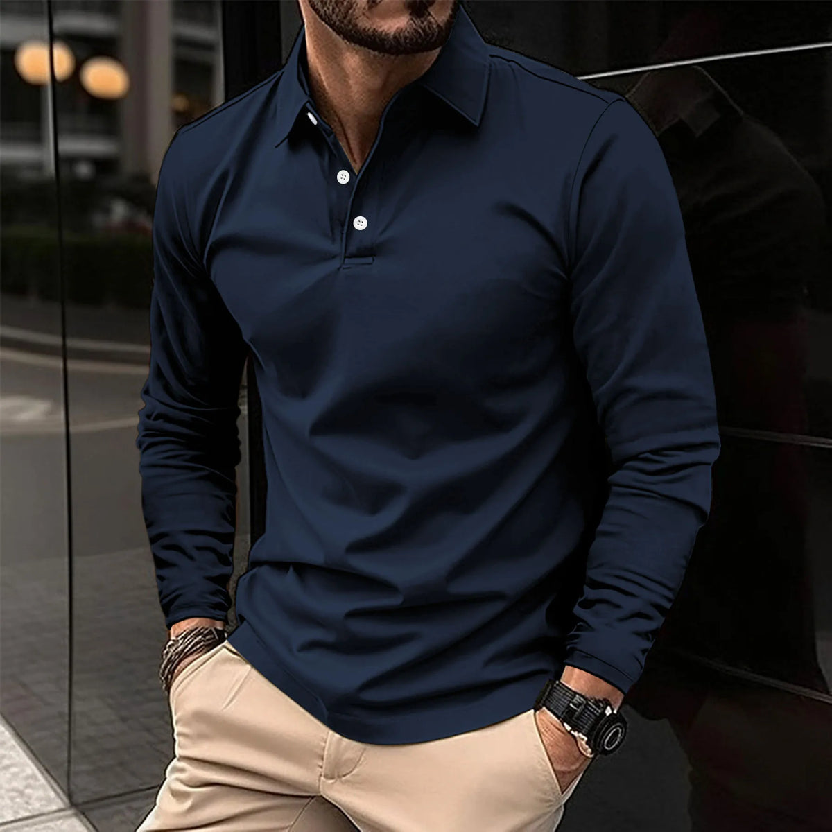HENDERSON™ | Collared Long-Sleeve
