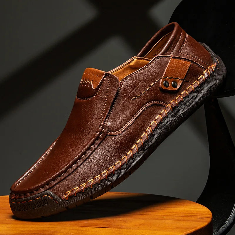 HENDERSON™ | Polished Leather Loafer