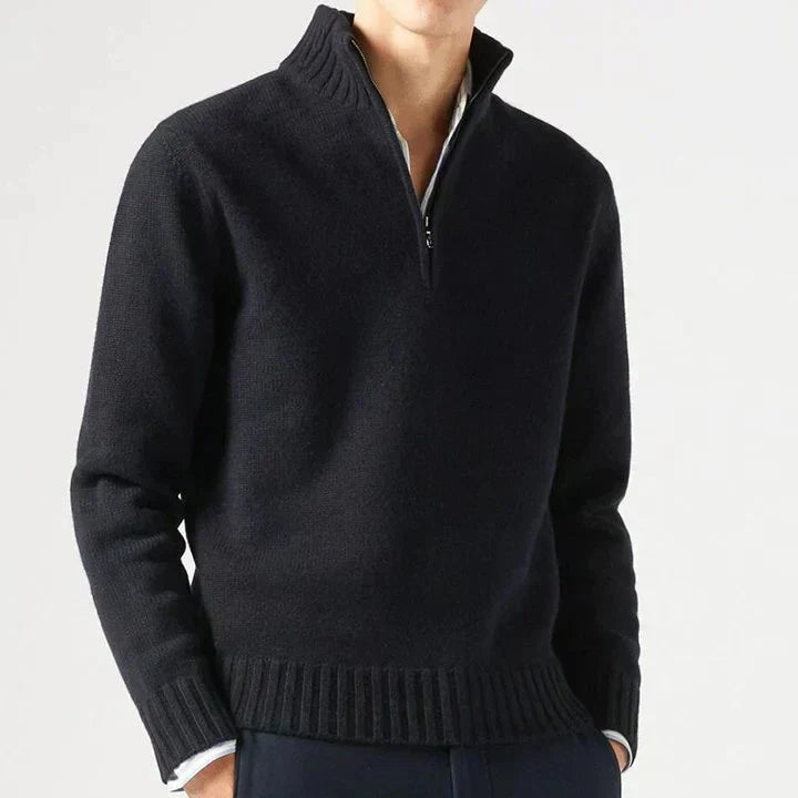 HENDERSON™ | Wool Half-Zip Turtleneck