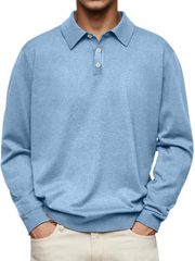 HENDERSON™ | Long-Sleeve Polo with Collar