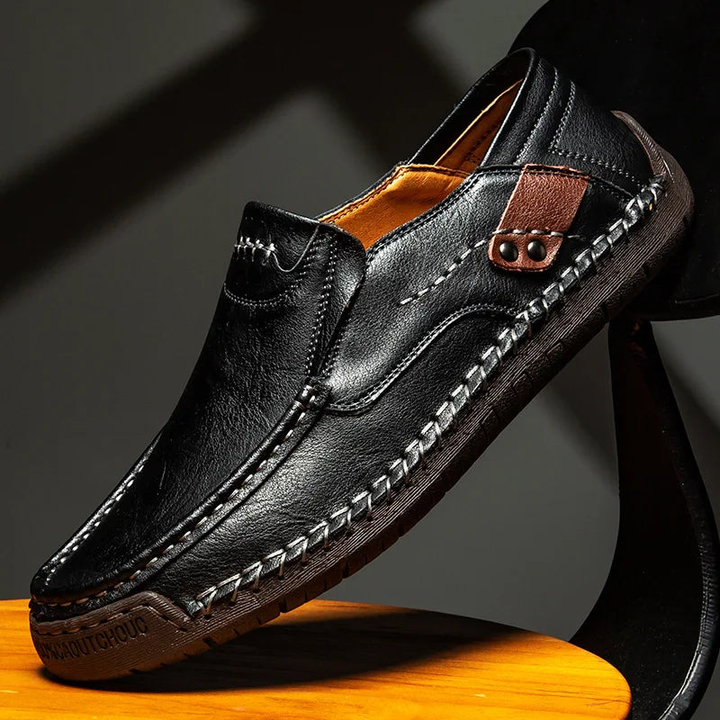HENDERSON™ | Polished Leather Loafer